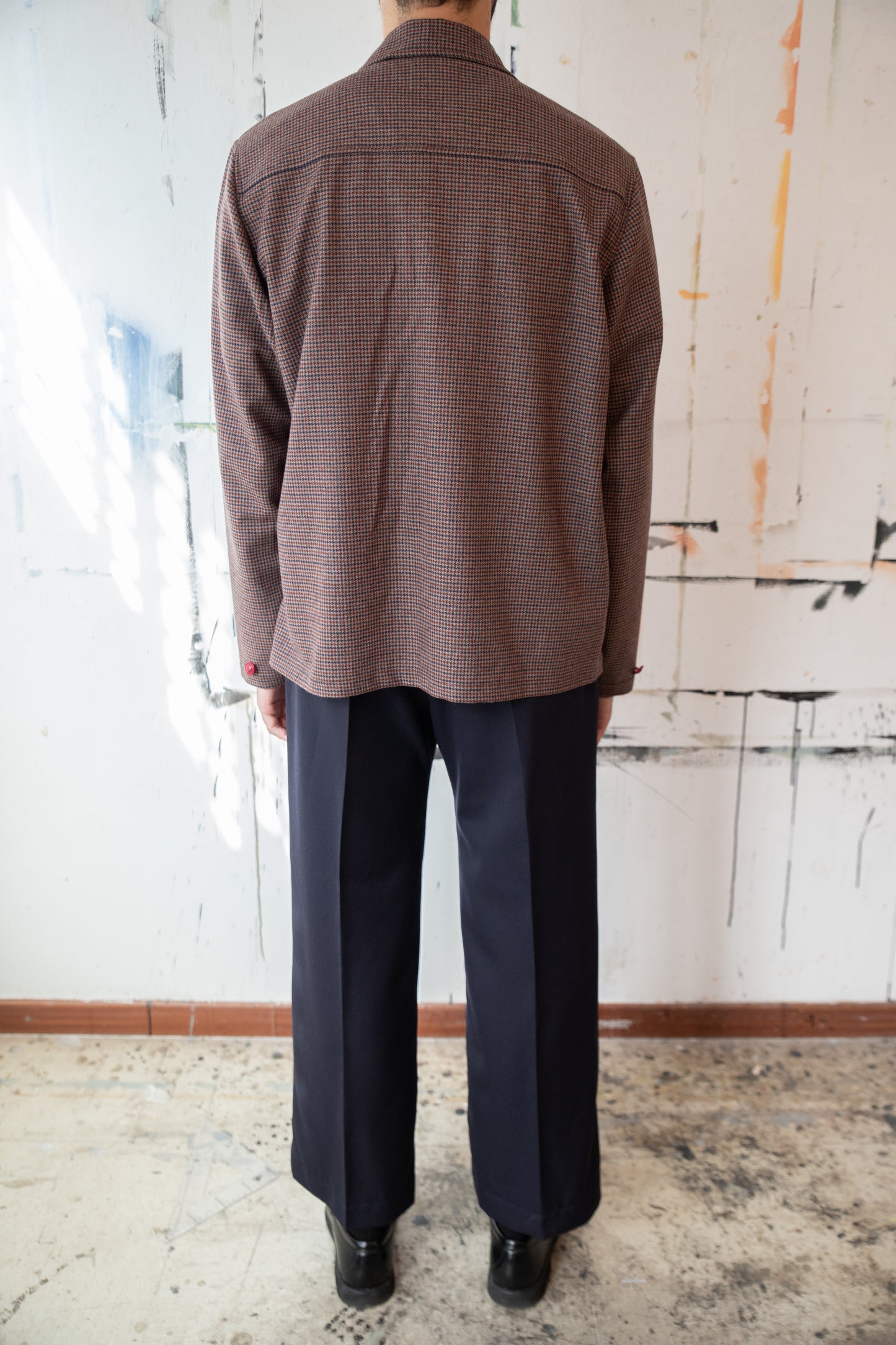 Vintage Houndstooth Overshirt