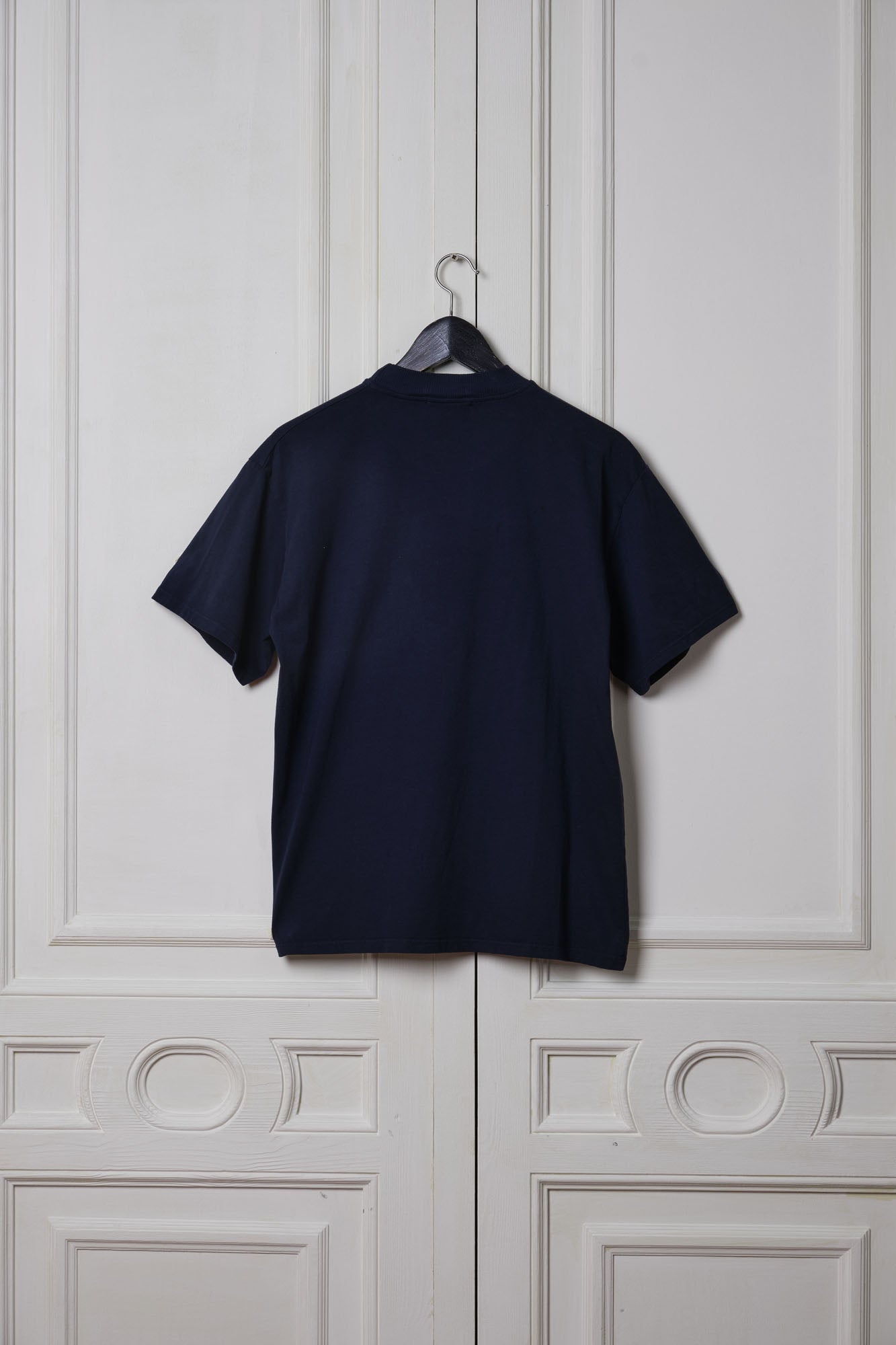 Dark Navy Embroidered Short Sleeve Tee