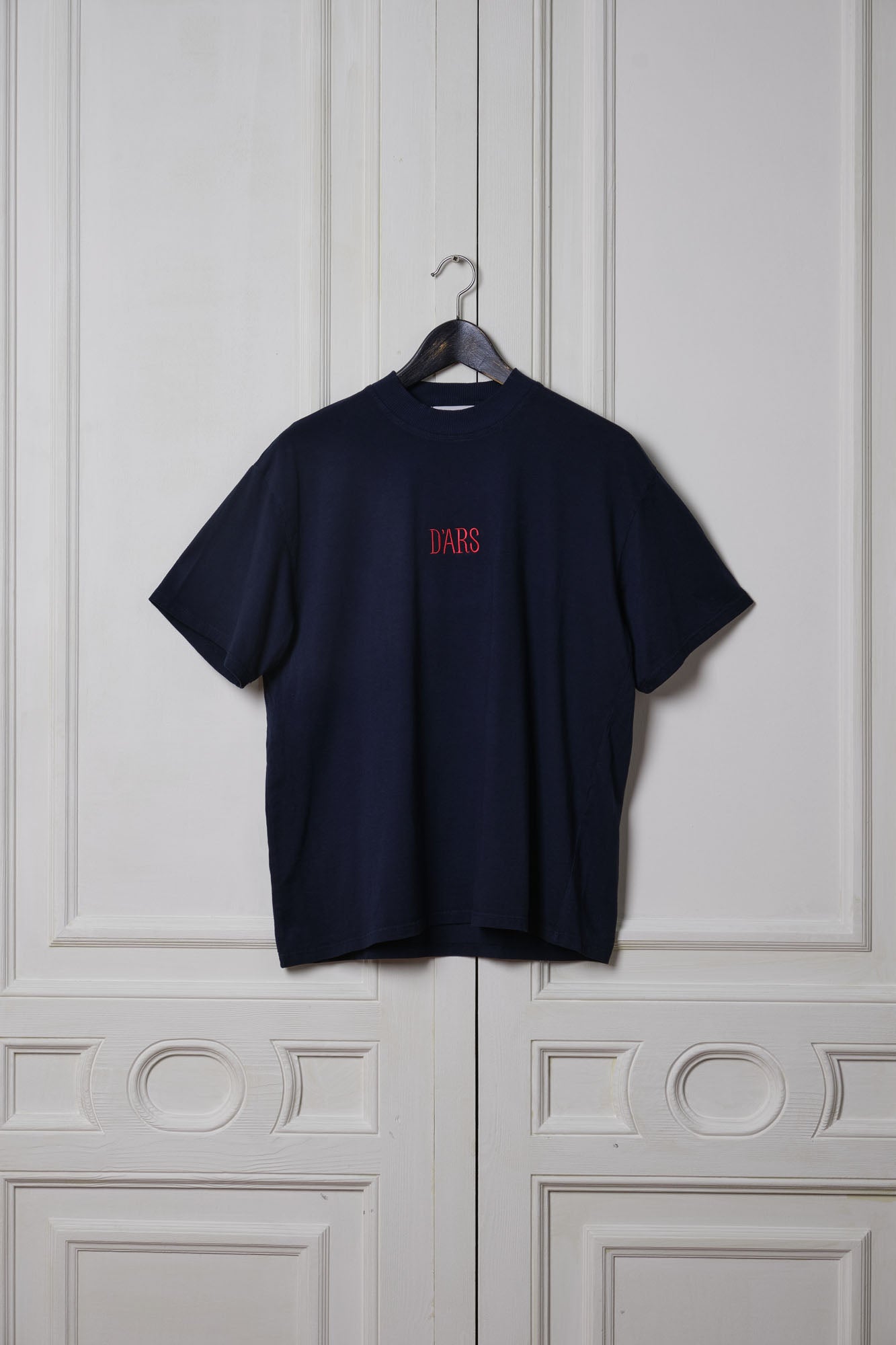 Dark Navy Embroidered Short Sleeve Tee