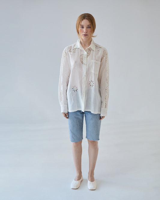 D'Ars x L'Arca Long-Sleeve Vainicas Shirt