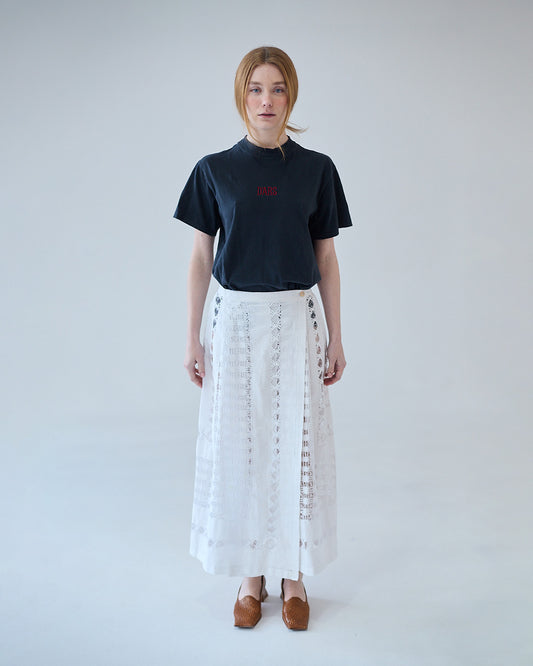 D'Ars x L'Arca Vainicas Embroidered Long Skirt