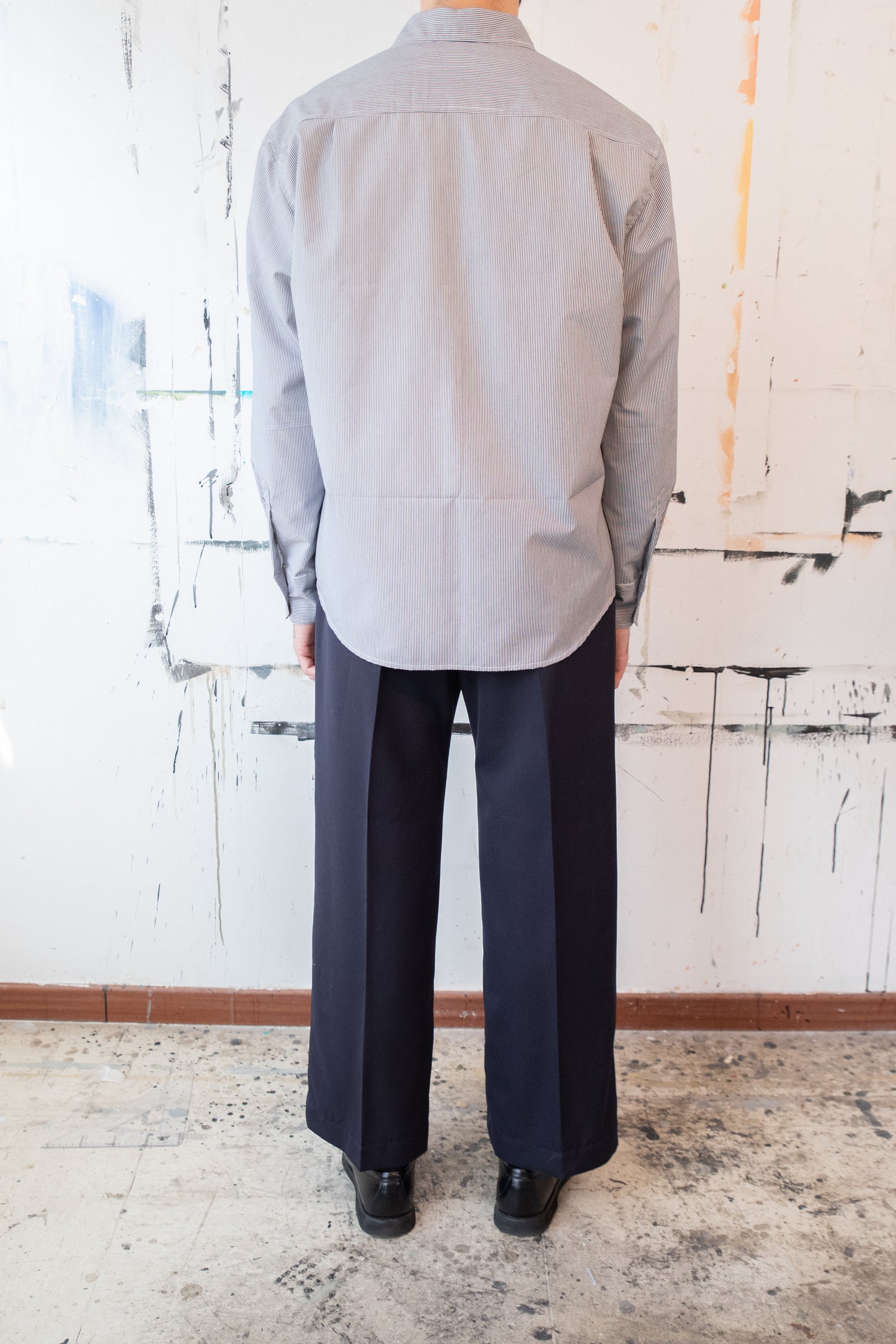 Vintage Striped Poplin Shirt