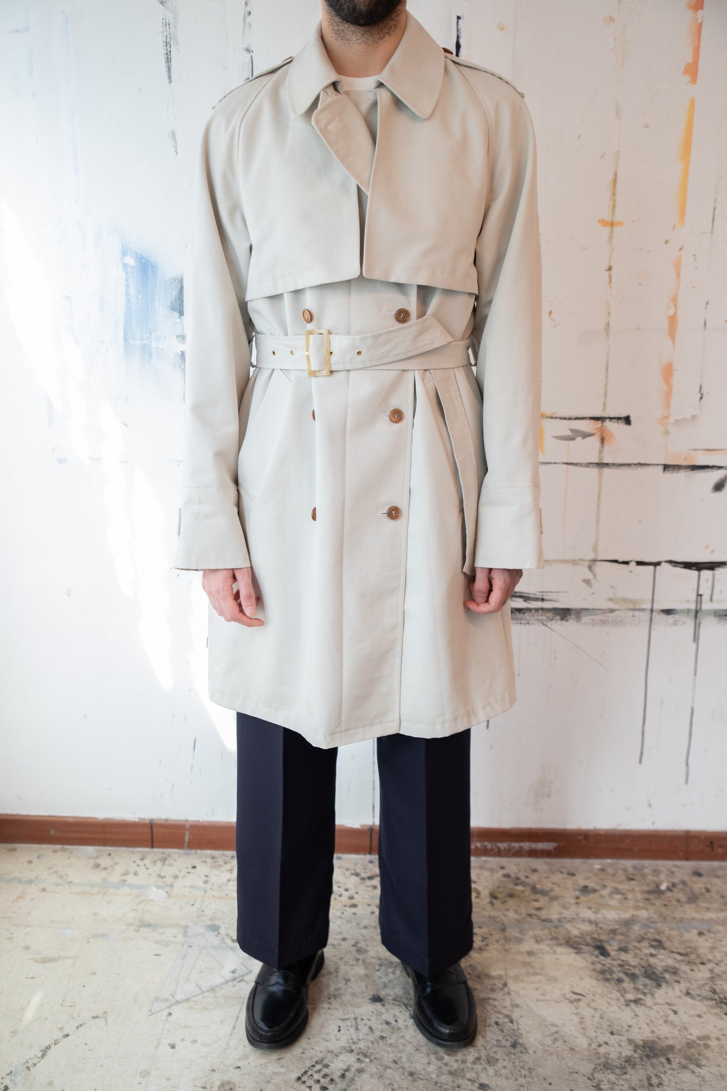Vintage Twill Trench Coat