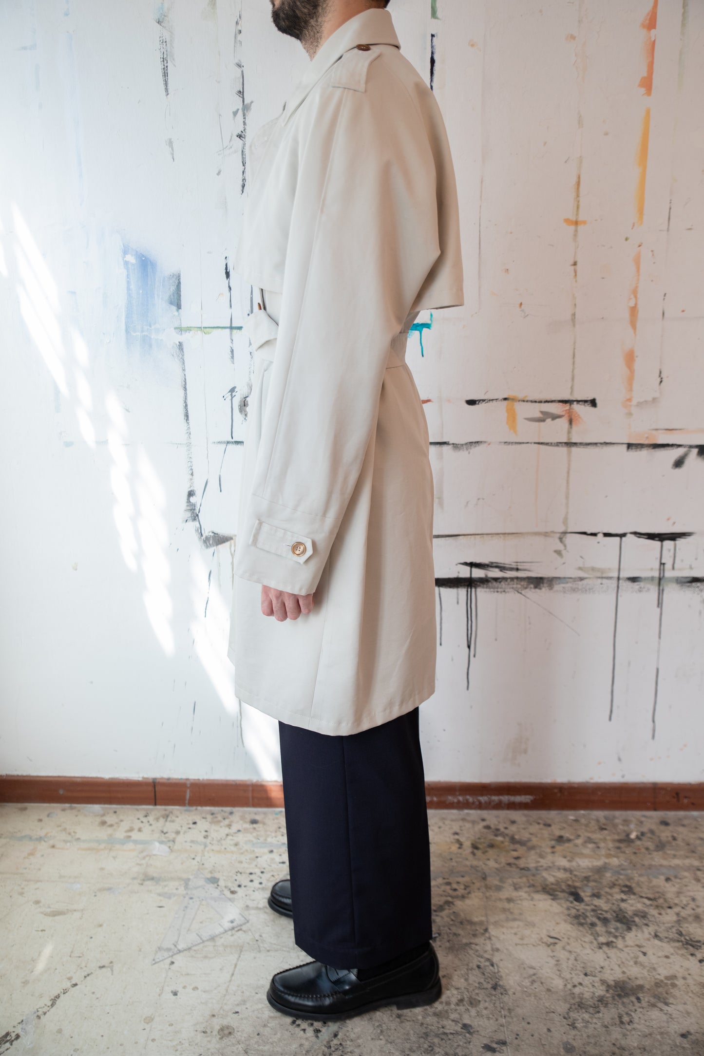 Vintage Twill Trench Coat