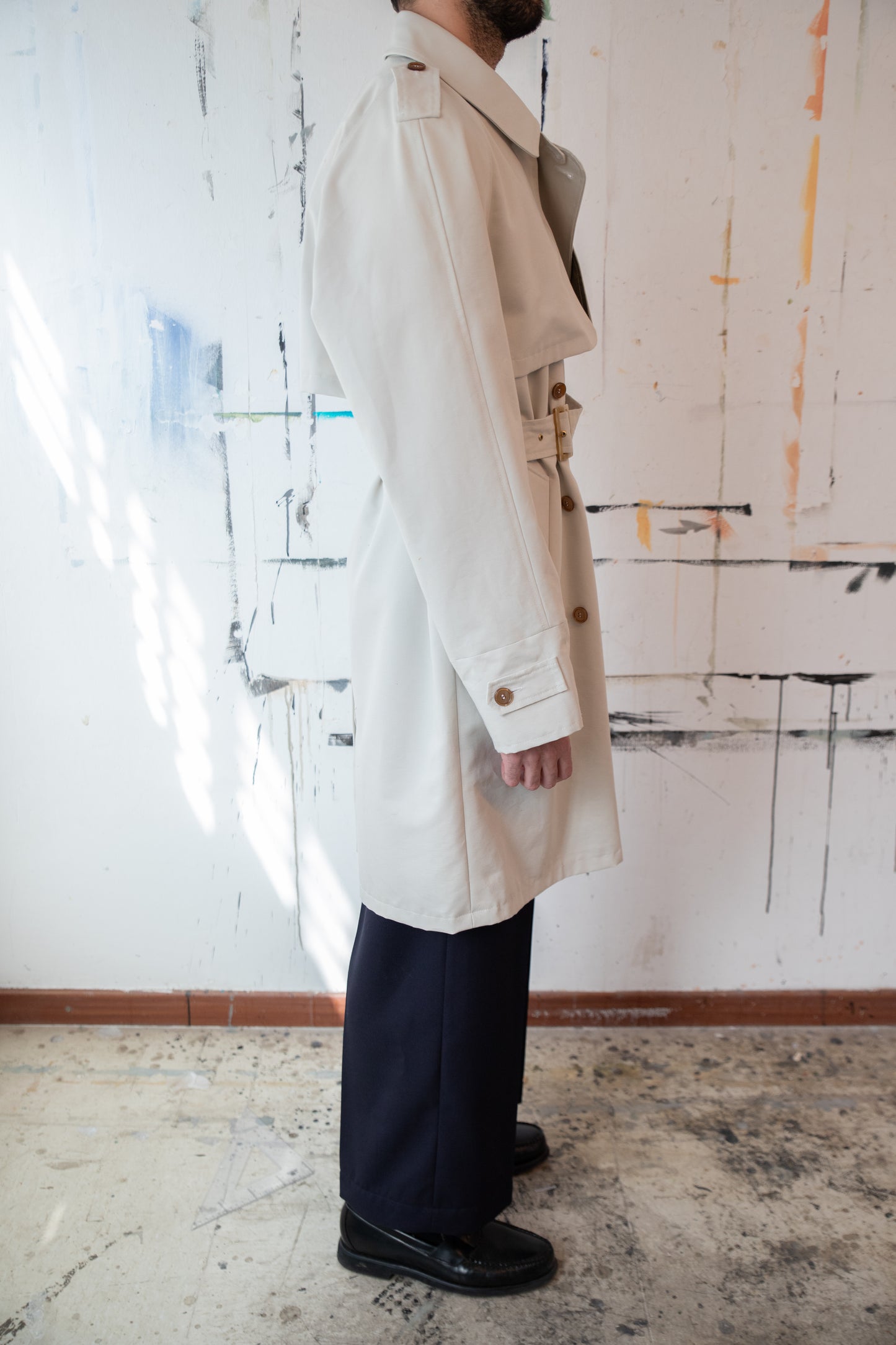 Vintage Twill Trench Coat