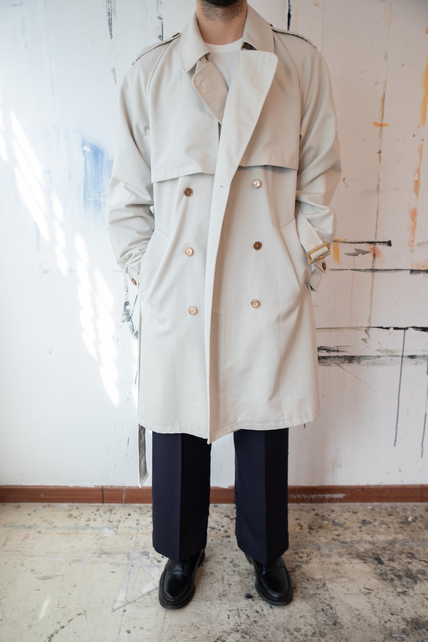 Vintage Twill Trench Coat
