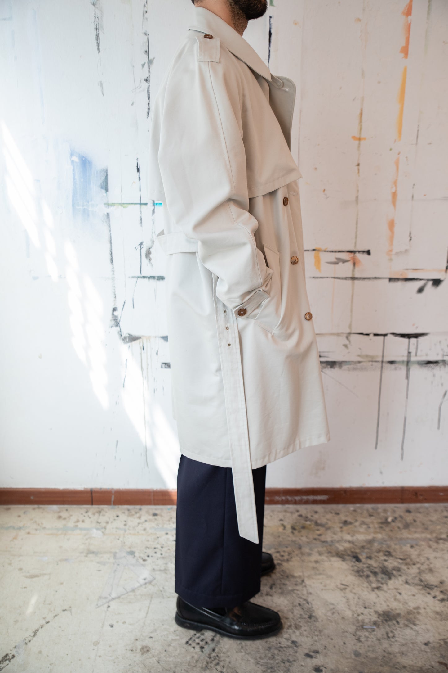 Vintage Twill Trench Coat