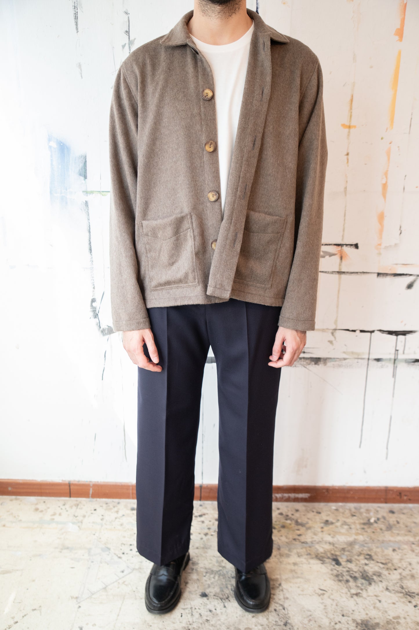 Antique Combet Wool Overshirt