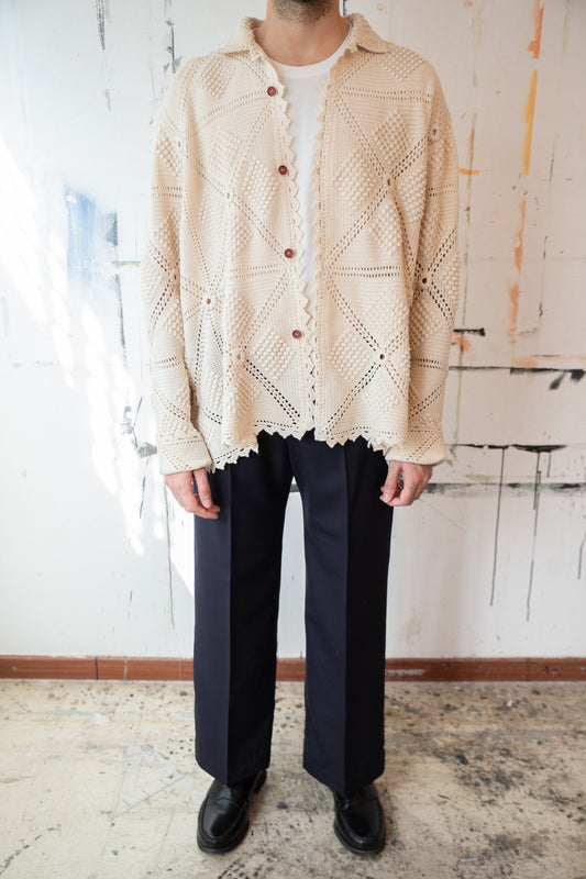 Antique Crochet Overshirt