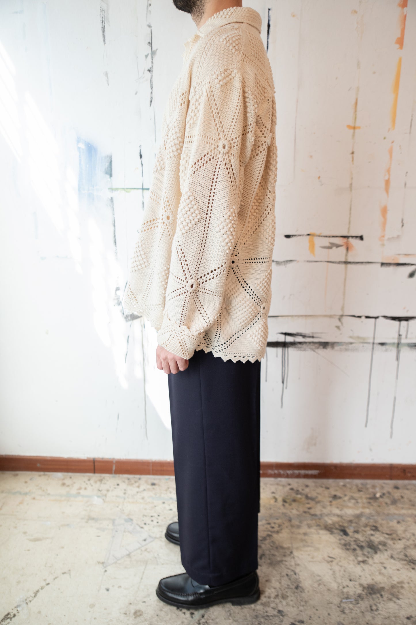 Antique Crochet Overshirt