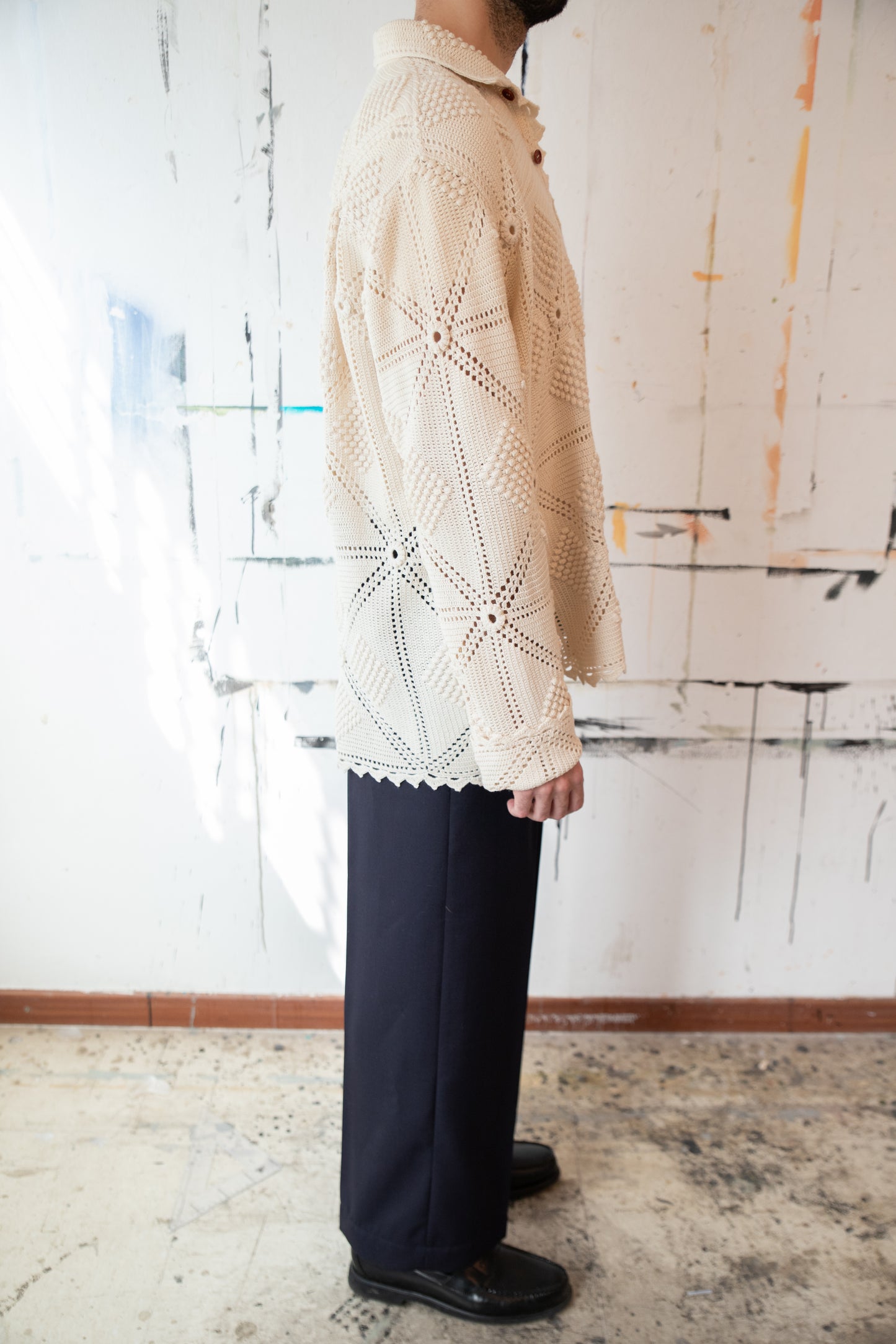 Antique Crochet Overshirt