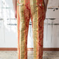 Antique Curtain Pleated Elastic-Waist Pant